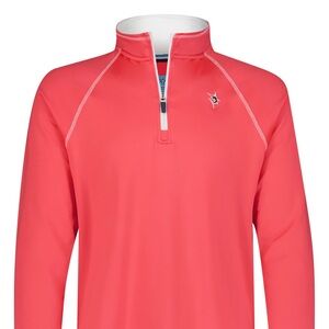 NWT men’s White Water New Harbor Performance Pullover in Coral